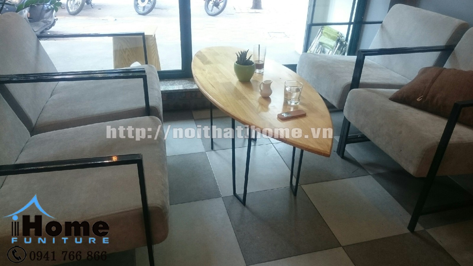bàn ghế quán cà phê tại hải phòng